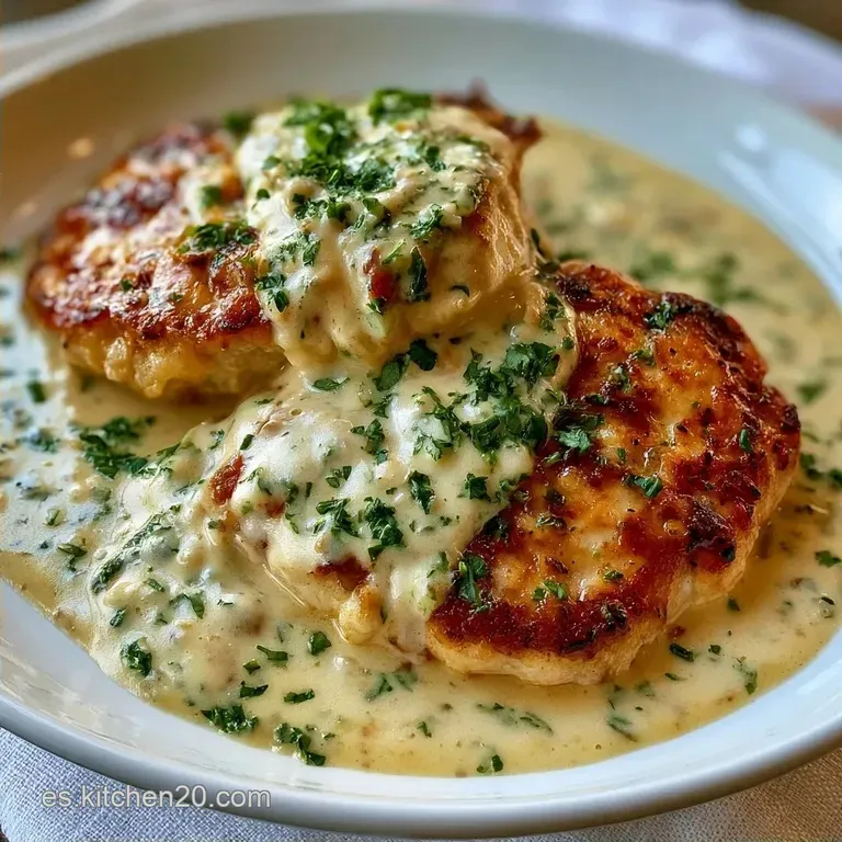 Pechugas de Pollo con Salsa de Queso Cremosa