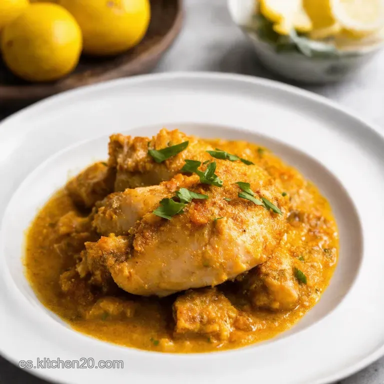 Pechugas de Pollo al Ajillo con Lim&oacute;n