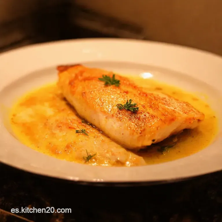 Pescado Al Horno Con Sabor Casero presentation