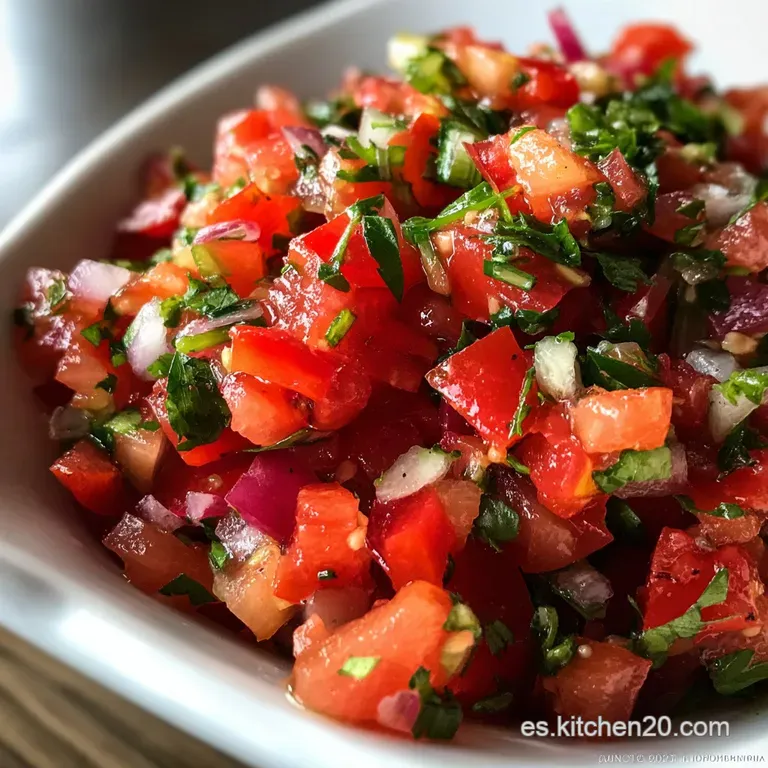Pico de Gallo: Vibrante y Firme