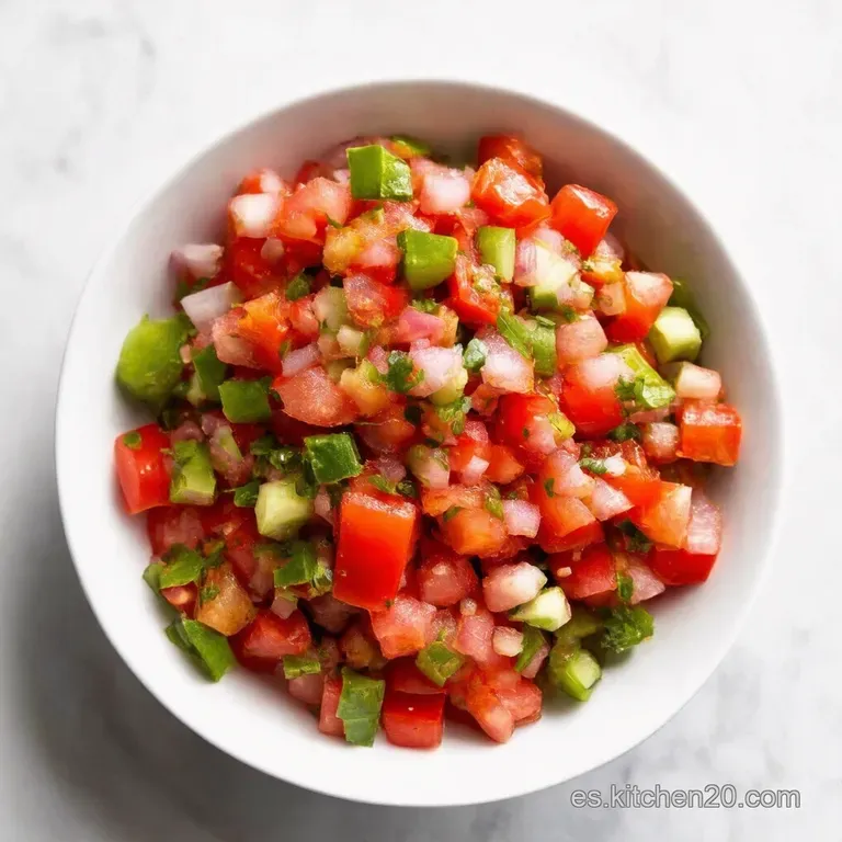 Pico de Gallo La Salsa Mexicana Cl&aacute;sica
