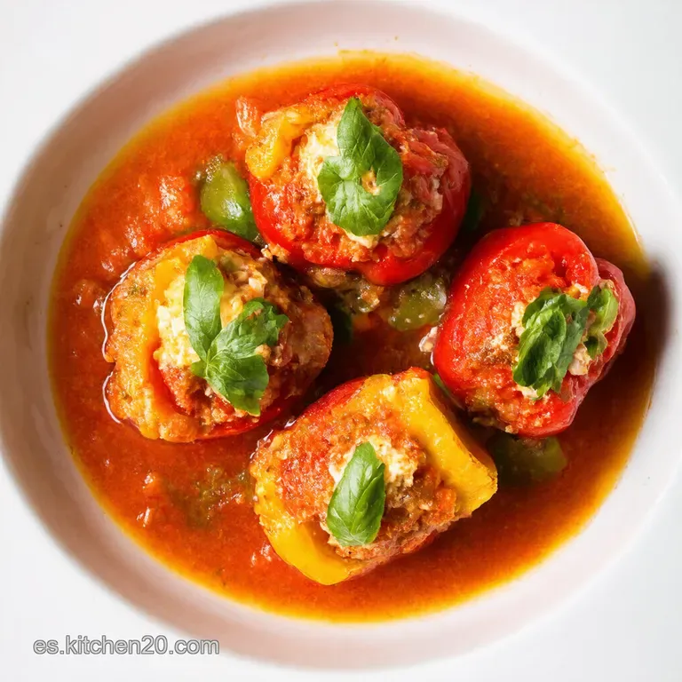 Pimientos Del Piquillo Rellenos De Ensaladilla Rusa presentation