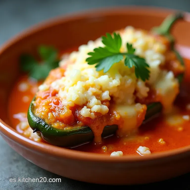 Poblanos Rellenos Cremosos