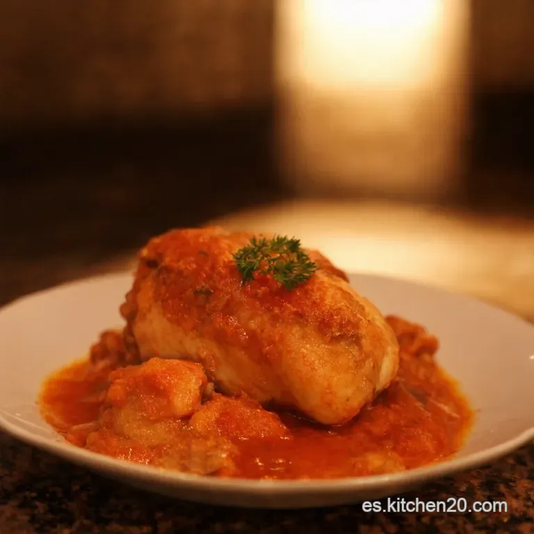 Pollo a La Mostaza Cremoso Al Estilo Franc&eacute;s presentation