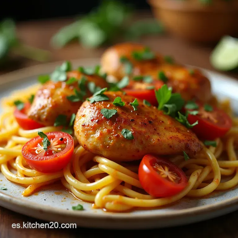 Pollo a la Cazadora Cl&aacute;sico Un Guiso Reconfortante de Tomate y Hierbas Frescas