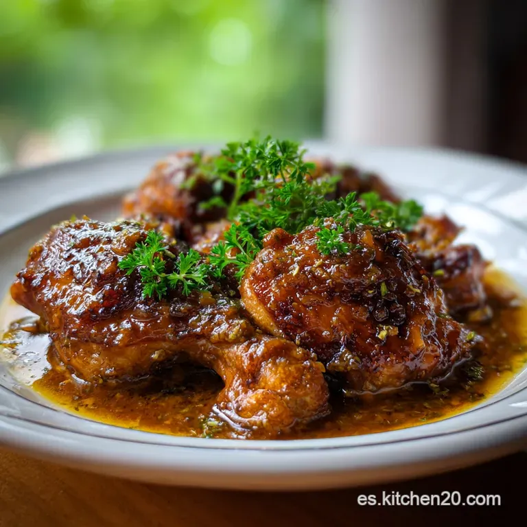 Pollo en Pepitoria Receta de la Abuela: Salsa Almendrada