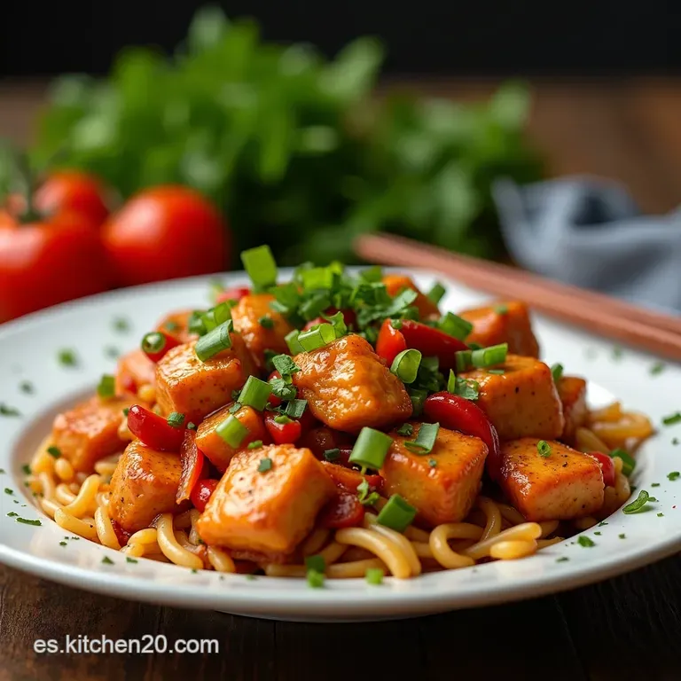 Pollo Hunan Aut&eacute;ntico Sabor Picante desde China