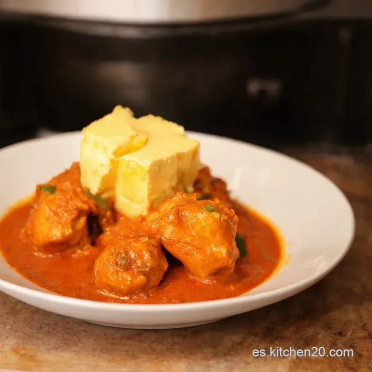 Pollo Makhani Cremoso El Butter Chicken Casero Perfecto presentation