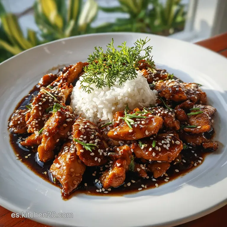 Pollo Teriyaki Receta: Glaseado de Maillard