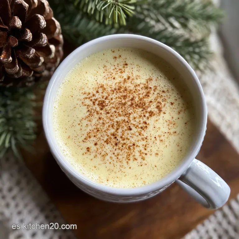 Ponche de Huevo Cl&aacute;sico: Receta Aterciopelada