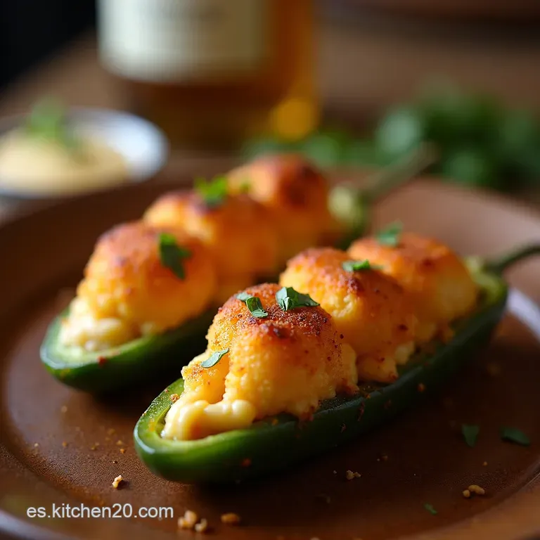 Poppers De Jalape&ntilde;o Ahumados El Aperitivo Caliente Que No Engorda Casi presentation