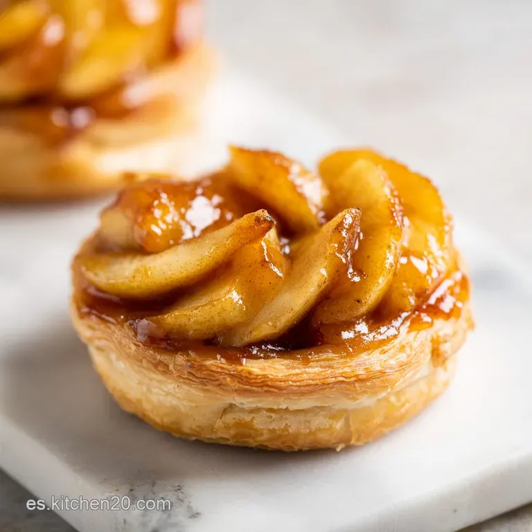 Postre de Hojaldre con Manzana: Crujiente y Dorado