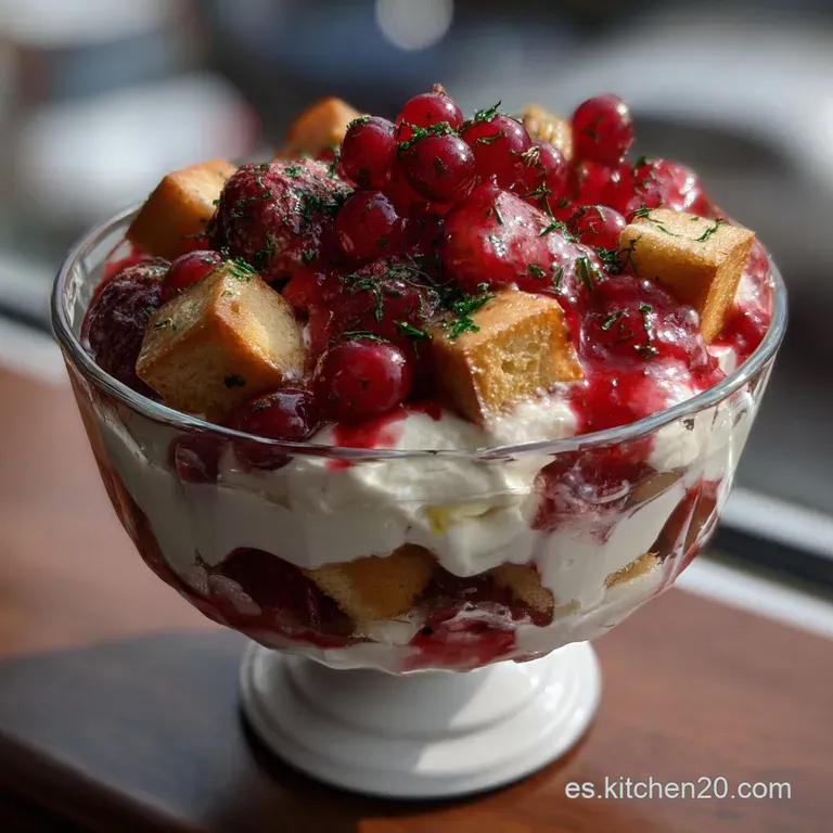 Postre Navide&ntilde;o Cremoso de Mascarpone