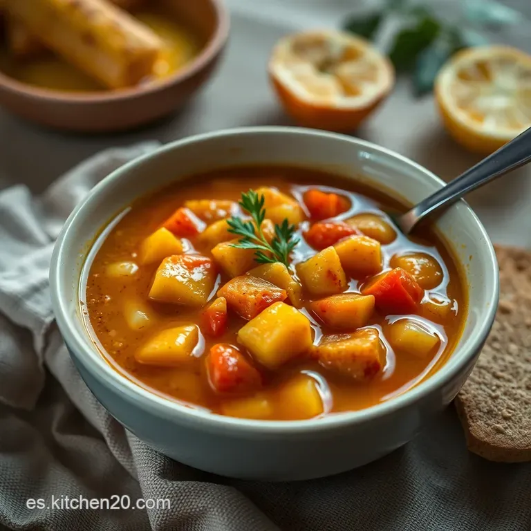 Puchero De La Abuela: El Caldo Reconfortante presentation