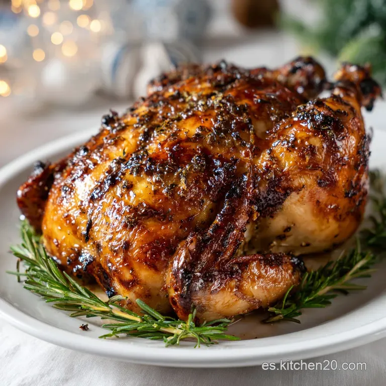 Pularda Rellena: Asado Festivo Jugoso