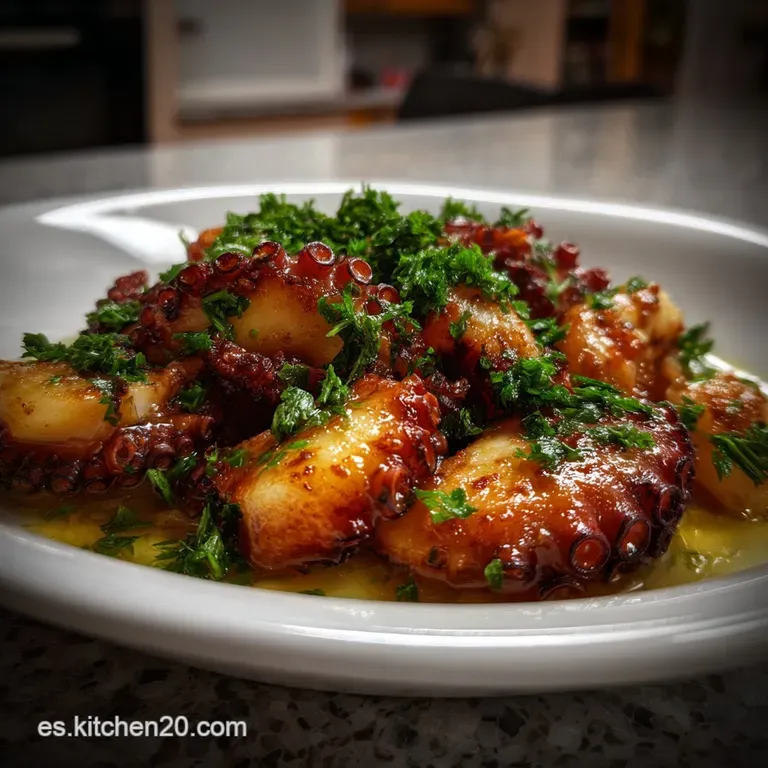 Elegant white plate showcasing a creamy, smooth creation with subtle color variations, garnished with fresh, verdant micro...