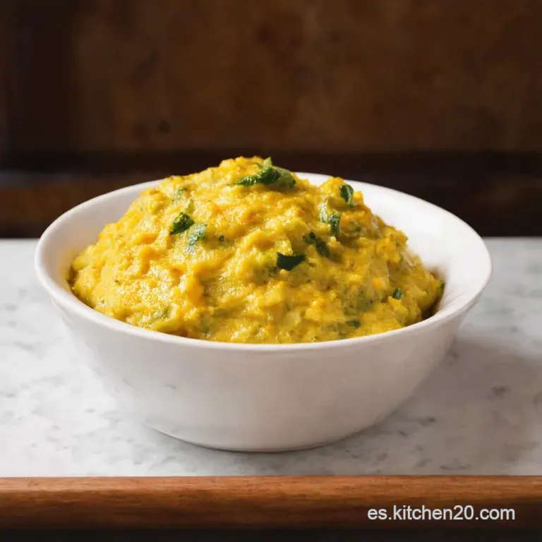 Pur&eacute; De Verduras Cremoso Al Estilo De La Abuela presentation