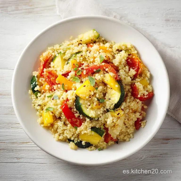 Receta de Quinoa con Verduras: Textura Firme