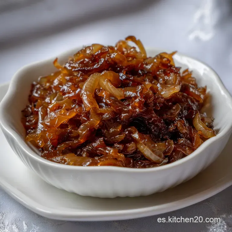 Cebolla Caramelizada Receta: T&eacute;cnica Acelerada
