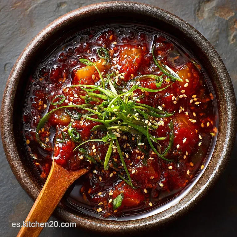 Salsa Gochujang: La receta f&aacute;cil y r&aacute;pida del umami coreano esencial