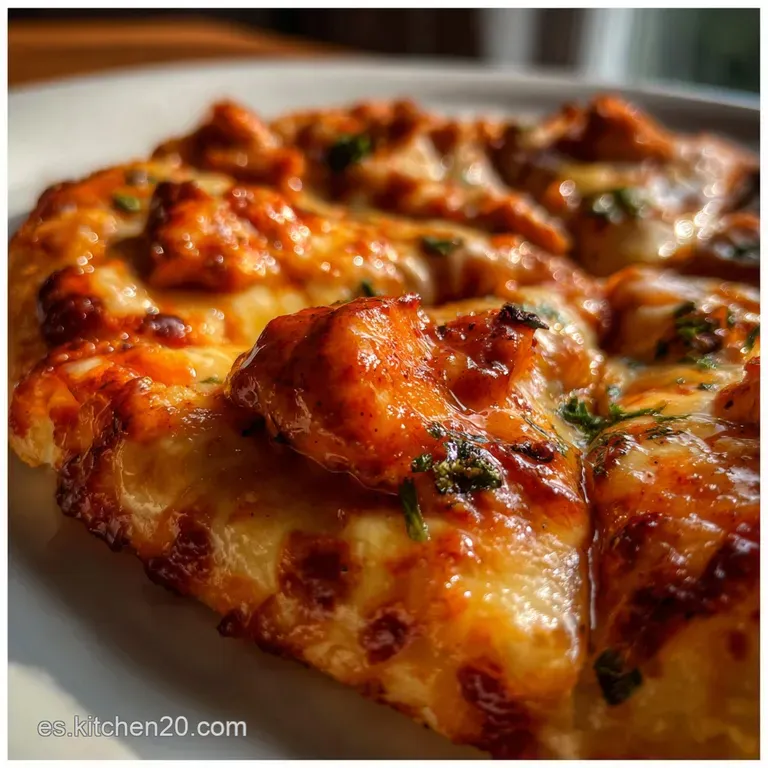 Buffalo Chicken Pizza: Receta Picante y F&aacute;cil