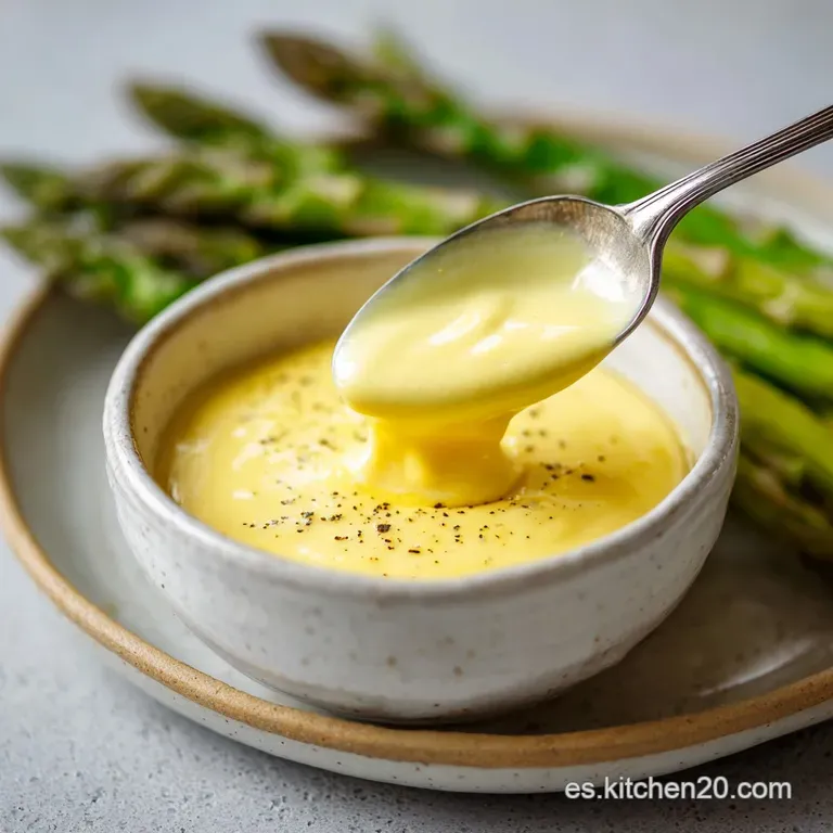 Salsa Holandesa Receta: Emulsi&oacute;n de Alta Precisi&oacute;n