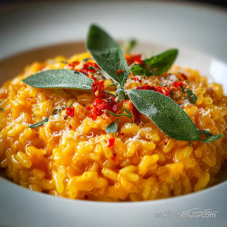 Risotto de Calabaza Cremoso y Aterciopelado
