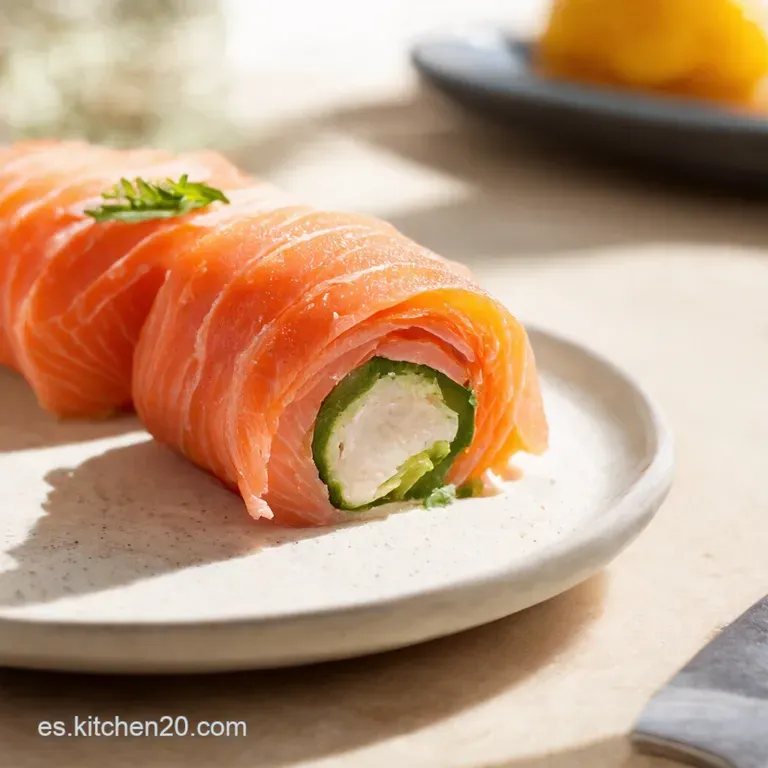 Rollo de Salm&oacute;n De Fiesta