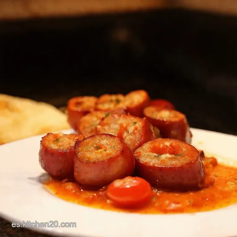 Salchicha Italiana Con Pimientos Receta De La Nonna presentation