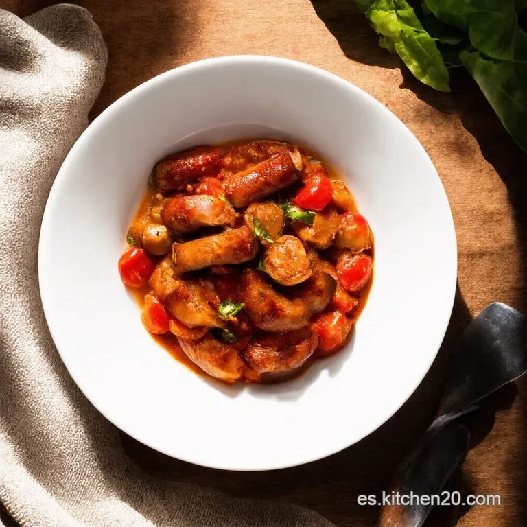 Salchicha Italiana con Pimientos Receta de la Nonna