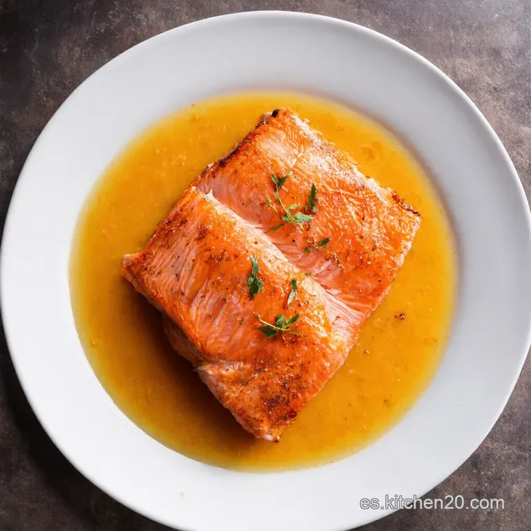 Salm&oacute;n al Horno a la Espa&ntilde;ola con Patatas Panaderas