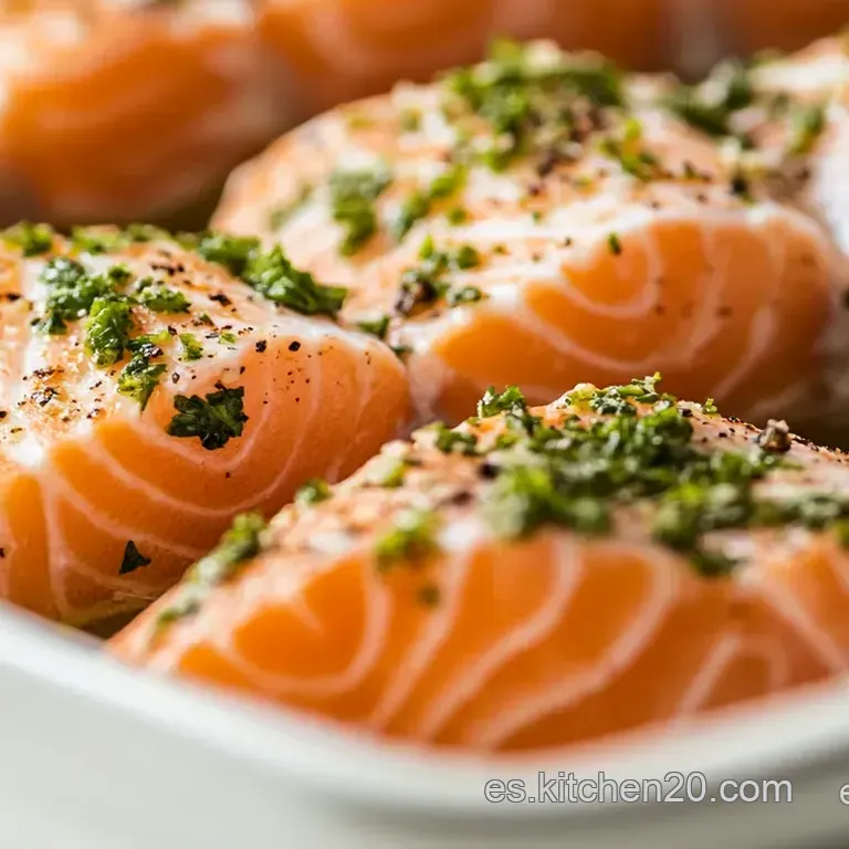Salm&oacute;n al Horno con Lim&oacute;n y Hierbas Frescas