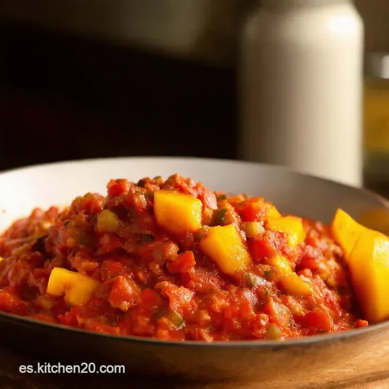 Salsa Bbq Mango Habanero El Sabor Del Fuego Tropical presentation