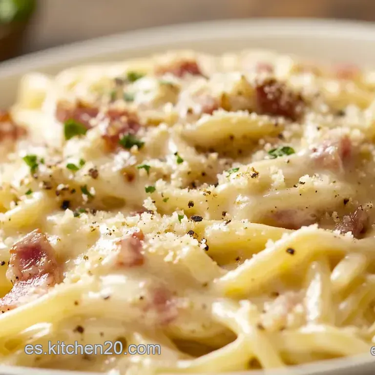 Salsa Carbonara Cremosa para Pasta