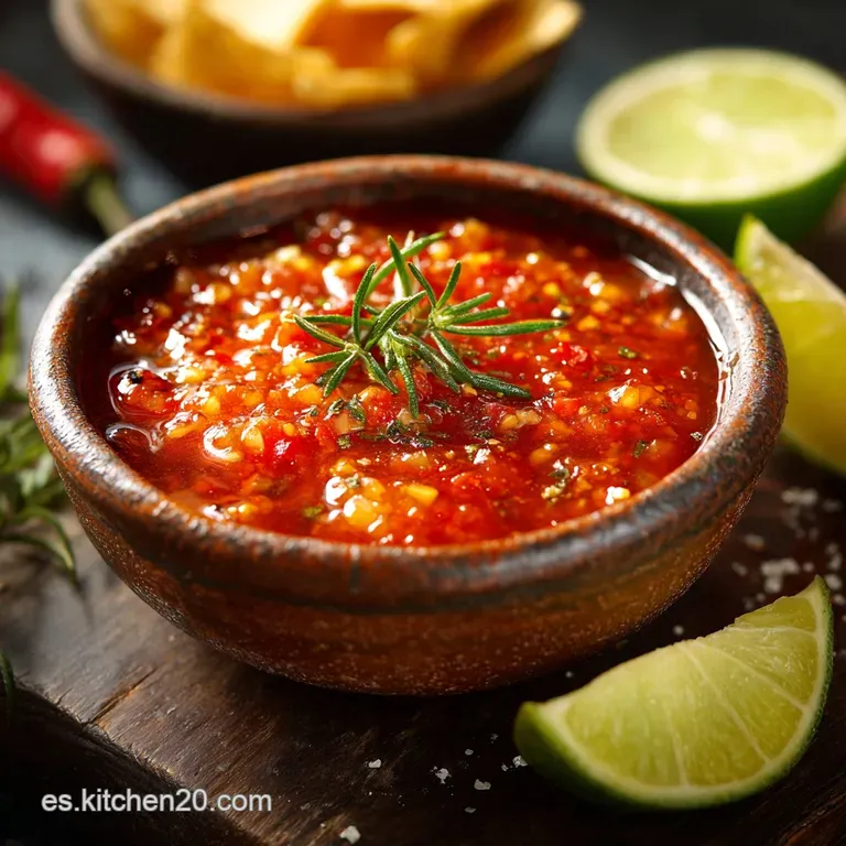 Salsa De Ajo Y Chile: La Mejor Receta Casera Con Ajo Tostado presentation