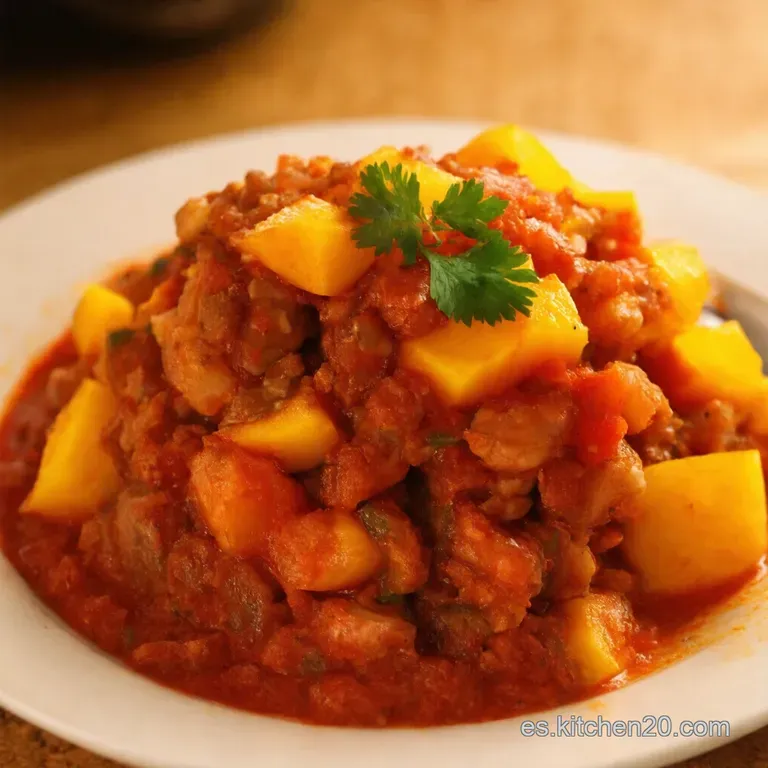 Salsa De Mango Asado Casera Un Festival De Sabores presentation