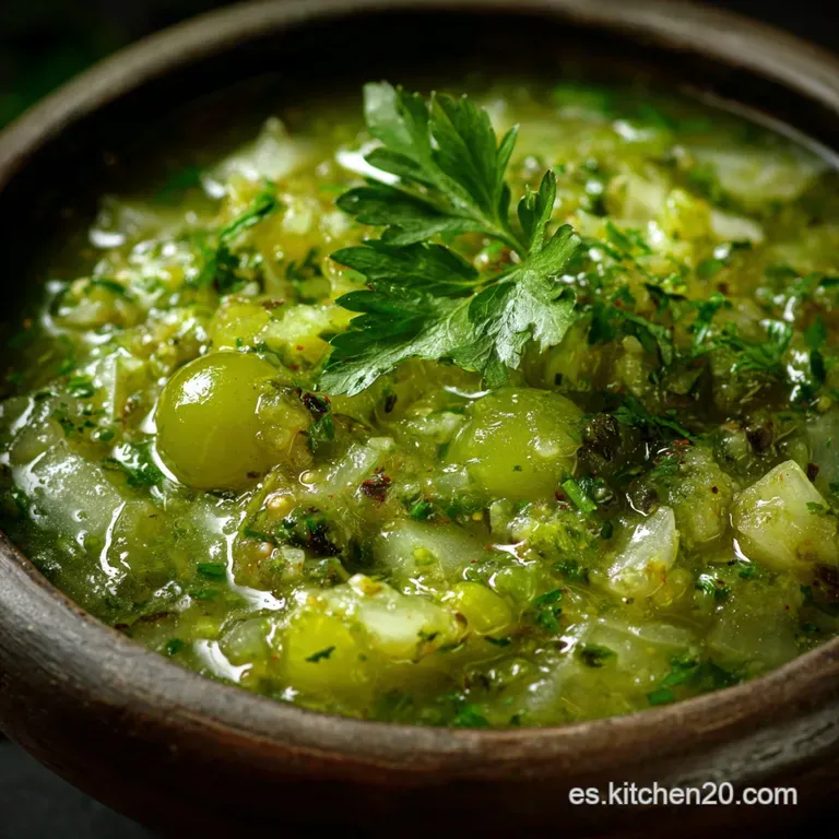 Salsa De Tomatillo: Reina Verde Aut&eacute;ntica presentation