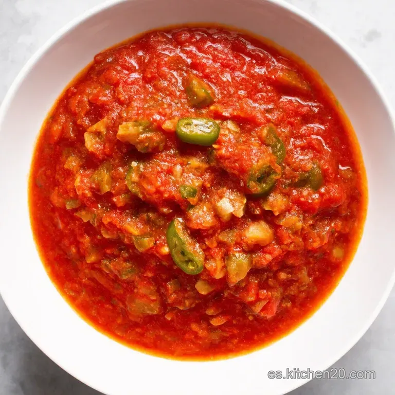 Salsa Endiablada de Jalape&ntilde;o Rojo Asado