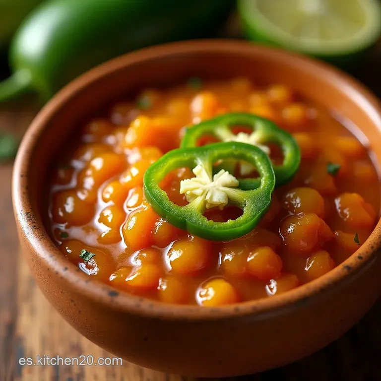 Salsa De Jalape&ntilde;o Cremosa Y Vibrante El Picante Perfecto Para Cualquier Plato presentation