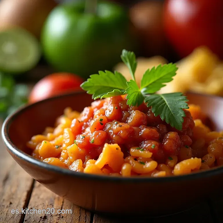 Salsa Macha Casera Sabor a M&eacute;xico presentation