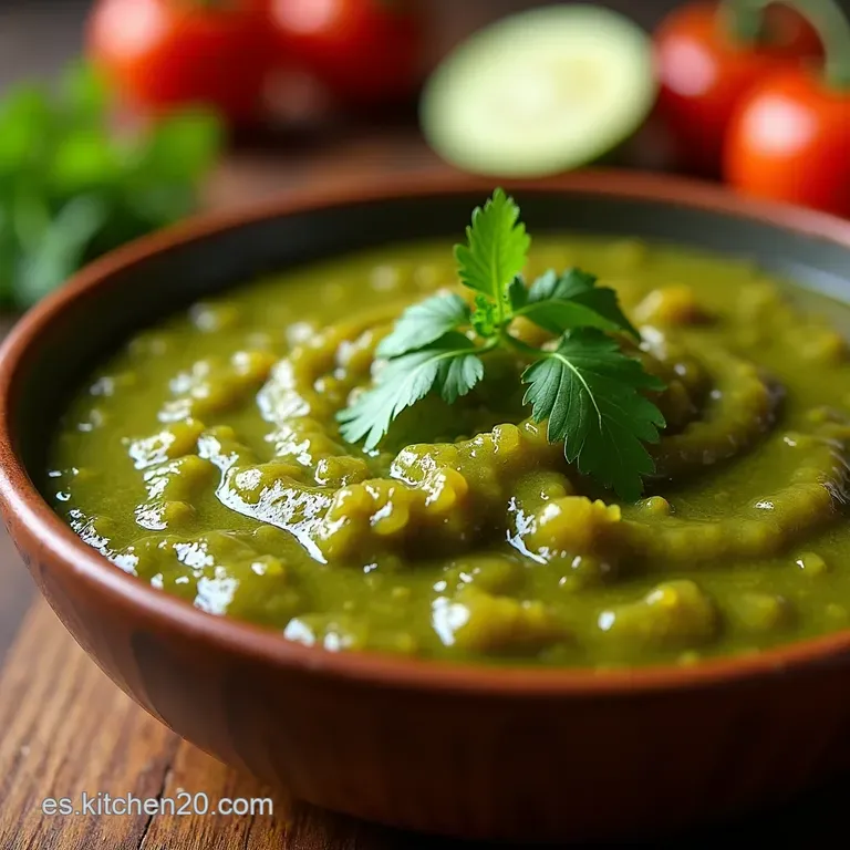 Salsa Macha De Cilantro Y Habanero El Fuego Verde presentation