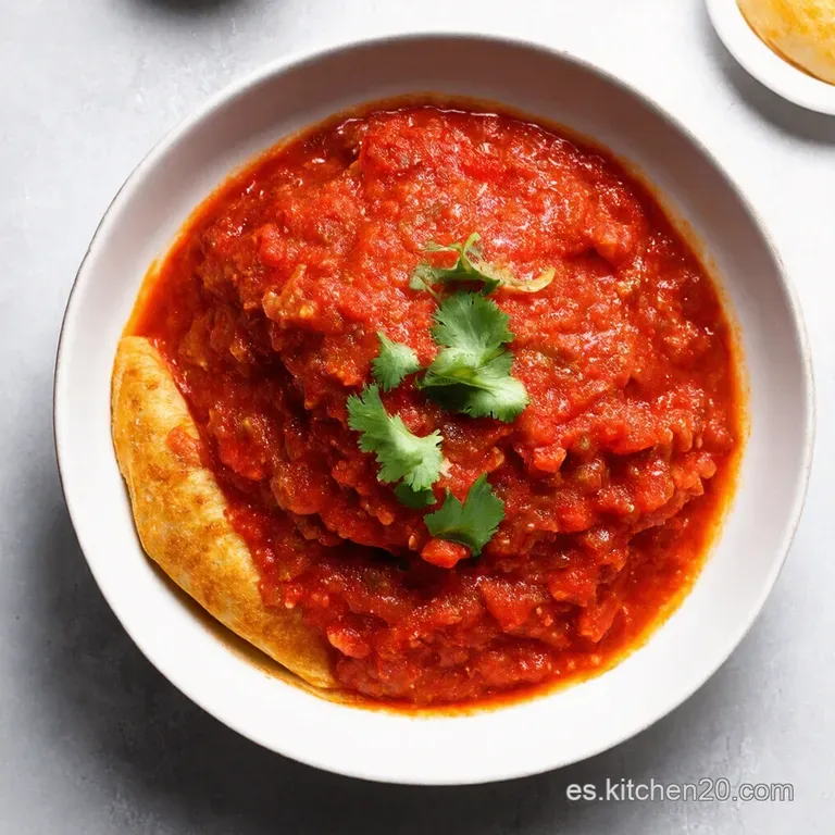 Salsa Roja R&aacute;pida y Sabrosa