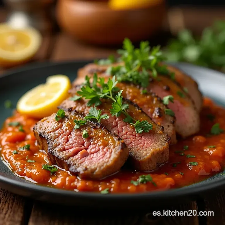 Salteado De Cordero Al Estilo Mediterr&aacute;neo Con Toque De Hierbas Frescas presentation