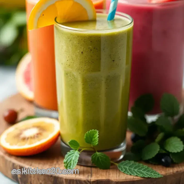 &iexcl;Smoothie Tropical Energizante: Sol En Un Vaso! presentation