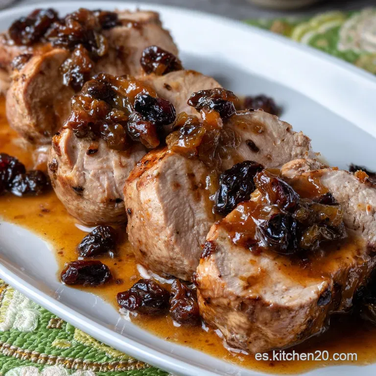 Recetas de Nochevieja: Solomillo Relleno de Prosperidad