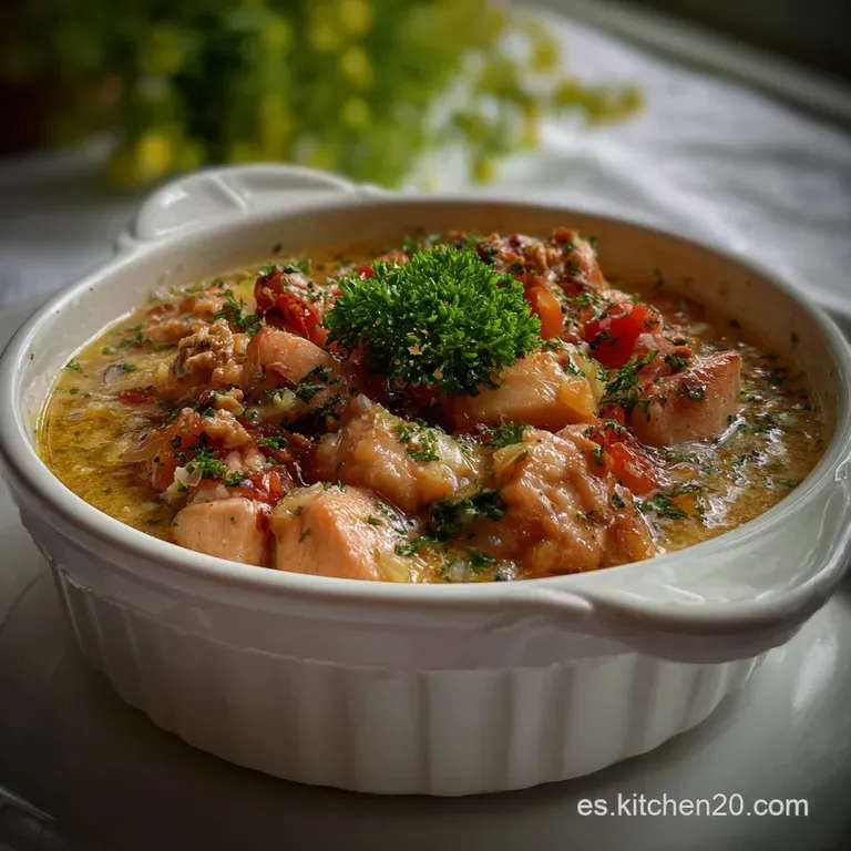 Sopa De Pescado Con Caldo Sedoso
