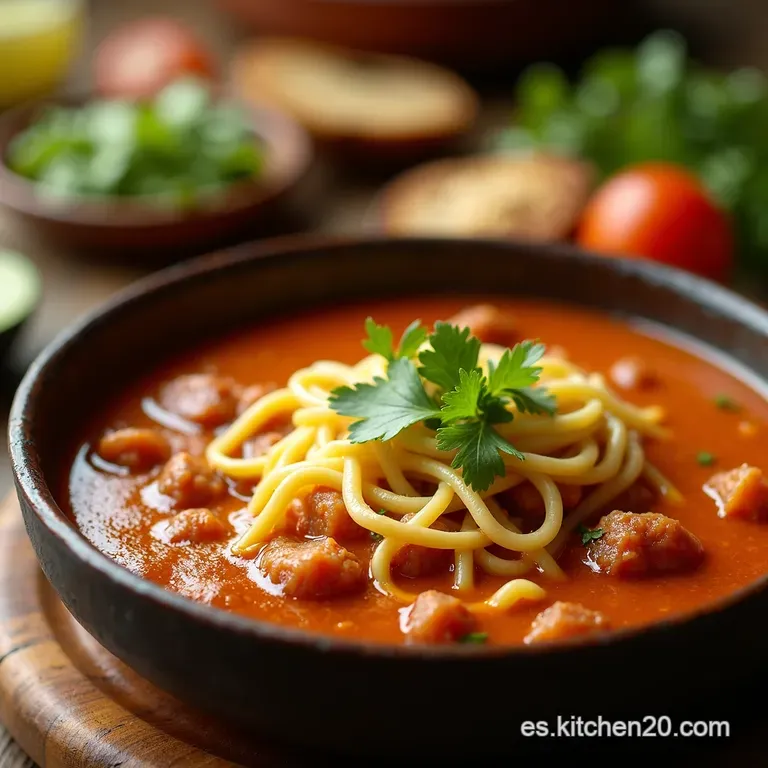 Sopa De Tacos Estilo Casero presentation