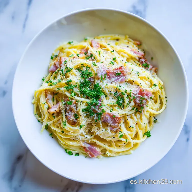 Spaghetti Carbonara: Receta Italiana Aut&eacute;ntica