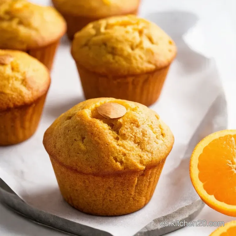 Spanish Sunshine Muffins with Orange and Almonds