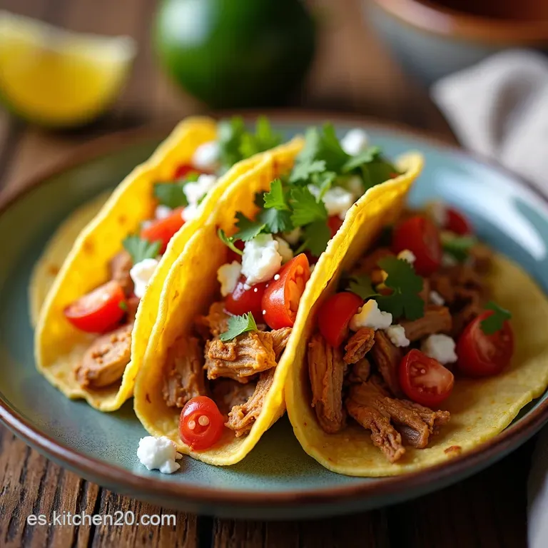 Tacos de Pollo al Chipotle con Salsa de Mango